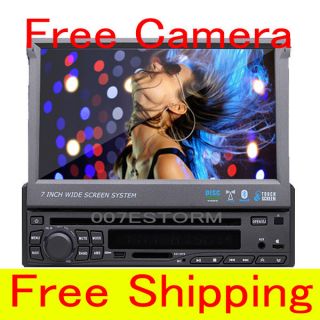 Cool 1 Din 7 LCD Car DVD CD Player SWC Touch Screen Ipod Bluetooth 