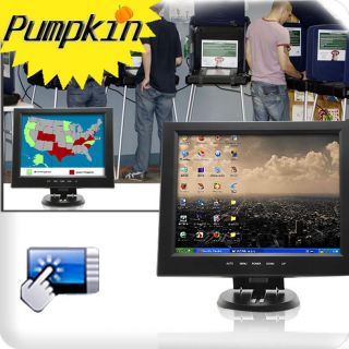 HD 12 Touch screen TFT LCD Desktop POS PC USB VGA Computer Monitor 