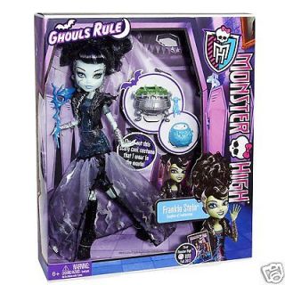MONSTER HIGH GHOULS RULE FRANKIE STEIN DOLL ACTION FIGURE BY MATTEL 