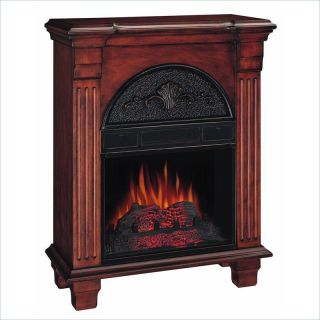 Classic Flame Regency Antique Free Standing Mahogany Electric 