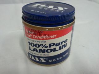 DAX] 100% PURE LANOLIN *NOT* GUMMY OR STICKY SUPER HAIR CONDITIONER 3 