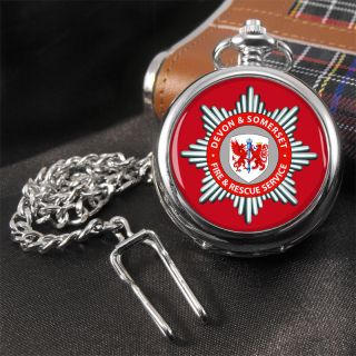 Devon and Somerset Fire and Rescue Service Pocket Watch