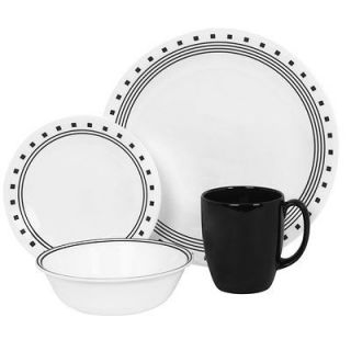 Corelle 16pc pc 16 peice Dinnerware Dinner Dish Dishes Plates Bowls 