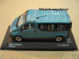 43 Minichamps Opel Vivaro Break Breeze blue