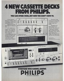 philips cassette deck in TV, Video & Home Audio