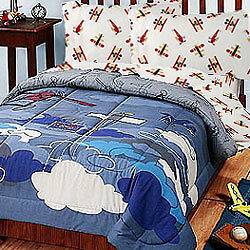 nEw DISNEY AIRPLANES TWIN COMFORTER   Blue Plane Crazy Blanket Bed 