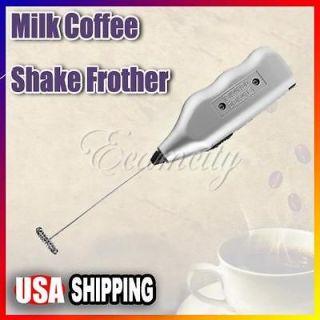   Milk Drink Cafe Shake Frother Mixer Electric Eggbeater Foamer Kitchen