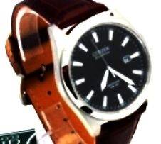 BM7100 08E Citizen Gents Leather Strap Eco Drive Watch