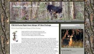 Established  Hunting Goods Store Website Internet Business 