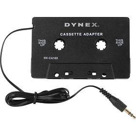 Dynex  Car Vehicle Stereo Cassette Adapter   Connect  & CD Players 