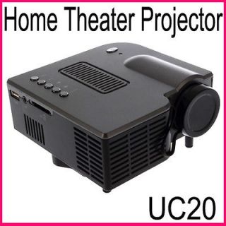 UC20 White LED Light TV DVD Business School Office LCD Projector Home 
