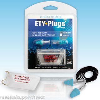 Etymotic Research ER 20 Ety Plugs Earplugs ER20 BLUE x2