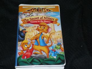 The Secret of Nimh 2 VHS MGM Family Entertainment