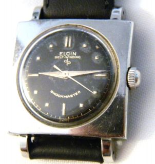 Vintage 1954 Elgin model Dante Mens Automatic Self Winding Wristwatch 