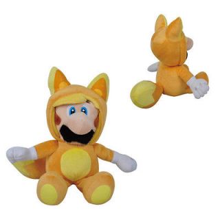 New Super Mario Brothers Plush Raccoon Tanooki Mario 10 Inch Toy 