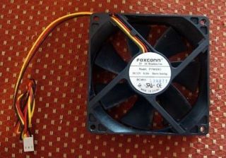 Foxconn Fan 3 5/8 in by 1 in ZP DC Brushless Fan PV983DE1 12V 0.18A 