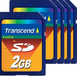 Lot of 2 New SanDisk Secure Digital 2GB SD Flash Memory Card 2 G GB 2G