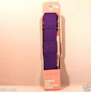 Danskin now purple Yoga mat shoulder strap carrier carry mat with ease 