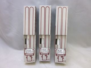 Lot 3 GE Biax D Compact Fluorescent Light Bulbs 26W F26DBXT4/SPX35 