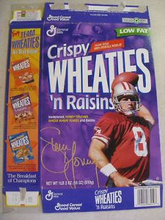 General Mills Wheaties Steve Young Empty Box 1997