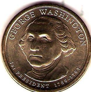 2007 P First President George Washington Uncirculated Dollar Coin