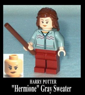 HARRY POTTER Lego Hermione Gray Sweater NEW 10217 #59B