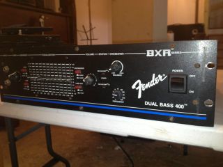 Used Fender BXR Dual Bass 400 Bass Guitar Amplifier
