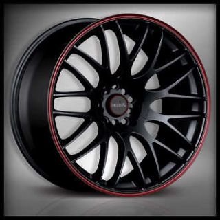 19 TENZO R RIMS TYPE M Black red Charger Magnum 19x10
