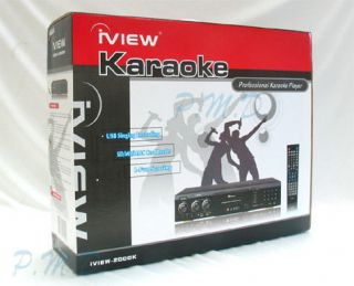 2012 Brand New RJ Tech iView 2000K II MIDI Karaoke Player USB Record 