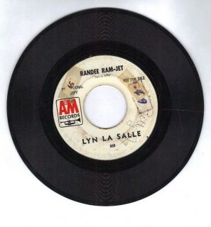   SALLE Takin Life Easy / Randee Ram Jet A&M RECORD 45 Promo White Label
