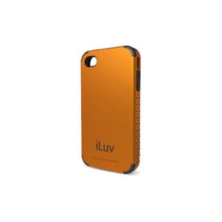 iLuv Regatta Dual Layer Hybrid Case for iPhone 4 & 4S   Orange 