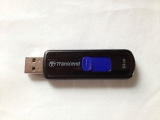 Transcend 64 GB JetFlash 500 Retractable USB Flash Drive   TS64GJF500E 