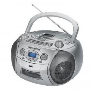 SUPERSONIC PORTABLE /CD PLAYER *with CASSETTE RECORDER RADIO USB 