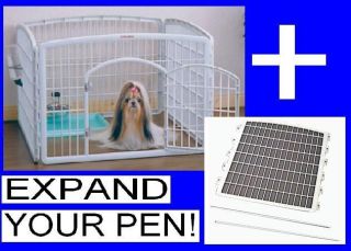 Iris Pet Dog Exercise Play Pen Dog Playpen CI 604 & 2 Extra Panels 