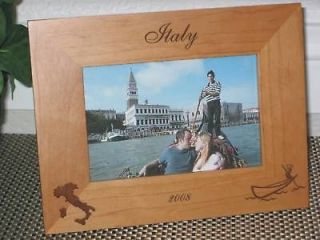 Italy Gondola Picture Frame Personalized Souvenir