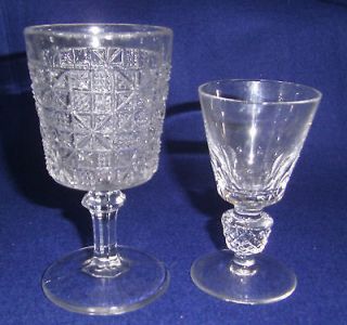 Nice Antique/Vintag​e Wine Glasses One Is Probably Heisey