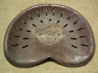 Vintage Metal Tractor Seat Antique Old Farm Iron Tool