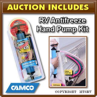 CAMCO RV Antifreeze Hand Pump Kit Water Winterize NEW f