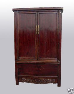 Elegant Chinese Antique Large Armoire Cabinet #B10 13