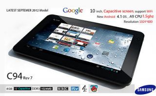  jellybean Tablet HD Dual Core C93 8gb WIFI 1GB DDR3 Apad 10 inch UK