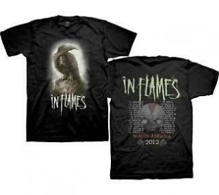 IN FLAMES   Deliver Me   2012   T SHIRT S M L XL 2XL Brand New 