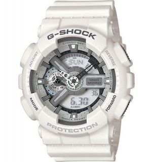   New Casio G Shock GA110C 7A Large White Analog Digital Multi Fun Watch