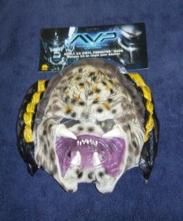   AVP Alien vs PREDATOR 3/4 Vinyl Mask Masque Costume Accessory License