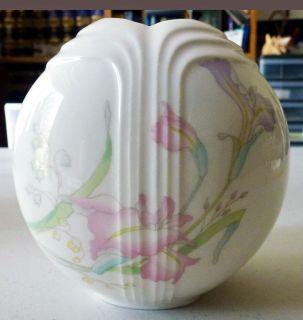 Lovely Floral Vase by Toyo JapanMisty Pink & Lavendar 4 1/2