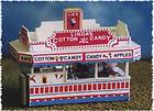 Cotton Candy Amusement Park Concession Trailer Kit HO Scale 187 Model 