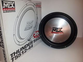 MTX 12 THUNDER 5500 SUBWOOFER DUAL 4 OHM T5512 44 BRAND NEW FREE 