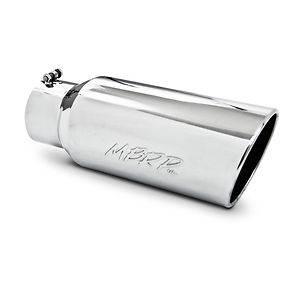 MBRP STAINLESS DIESEL EXHAUST TIP 5 INLET ROLLED END 8 OUTLET T5129 