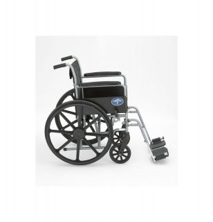 Medline 18 inch K1 Lightweight Folding Manual Wheelchair
