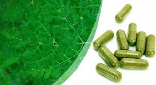 Pure Organic Moringa Oleifera Leaf Powder Vegetarian Capsules 