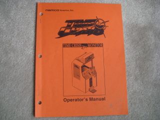 Namco original TIME CRISIS arcade jamma game service operators manual